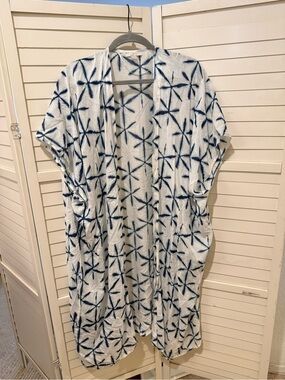LOFT long kimono coverup up M/L